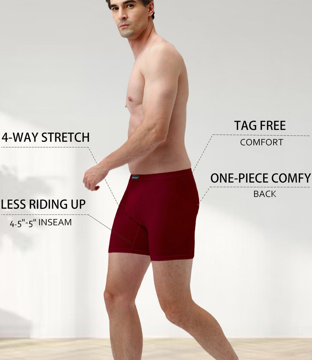Wirarpa Lot De 4 Caleçons Boxeurs En Modal Pour Femme - Double Couche à