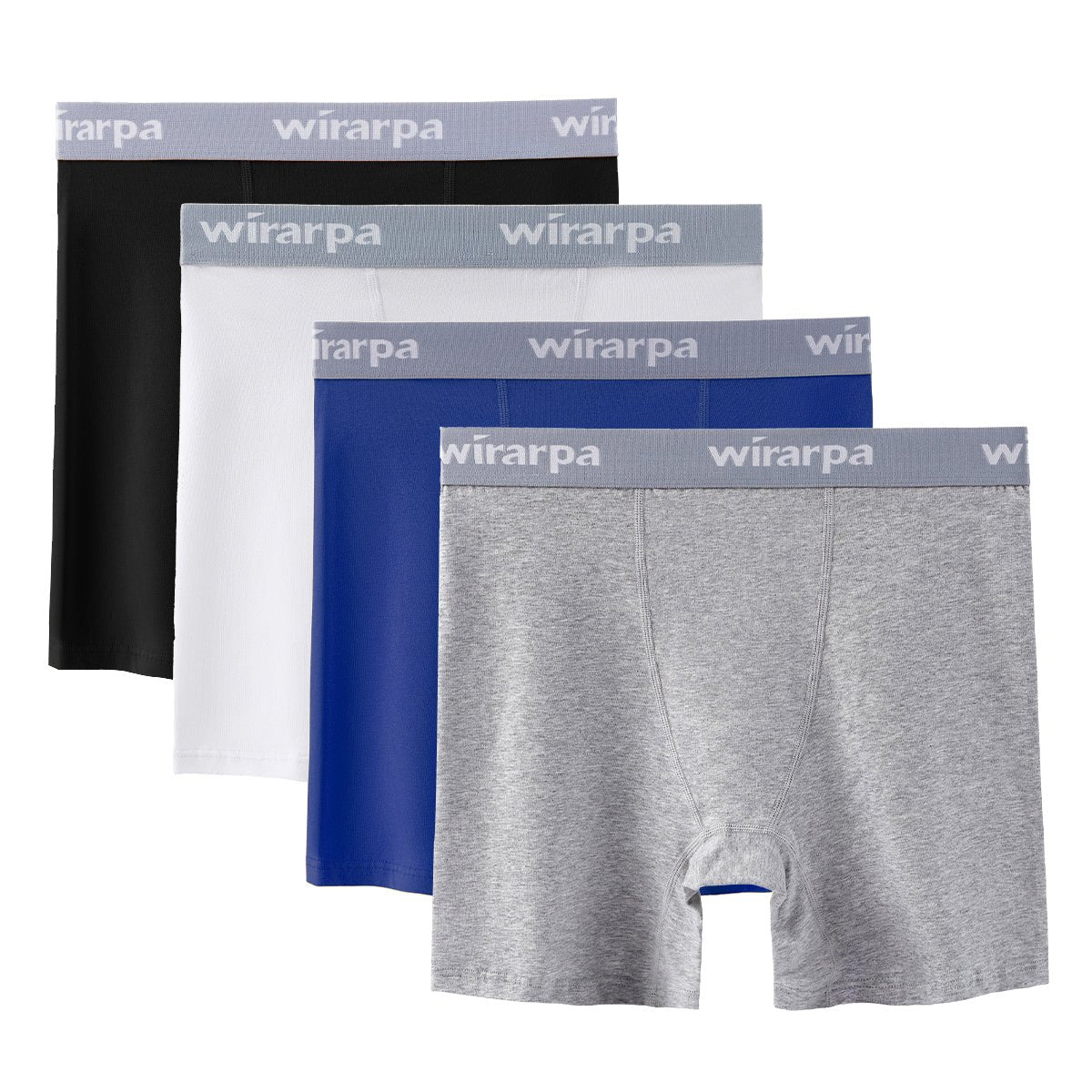 Wirarpa Women's Cotton Anti Chafing Boy Shorts Panties 5.5" Inseam 4 Pack - Wirarpa Apparel, Inc.