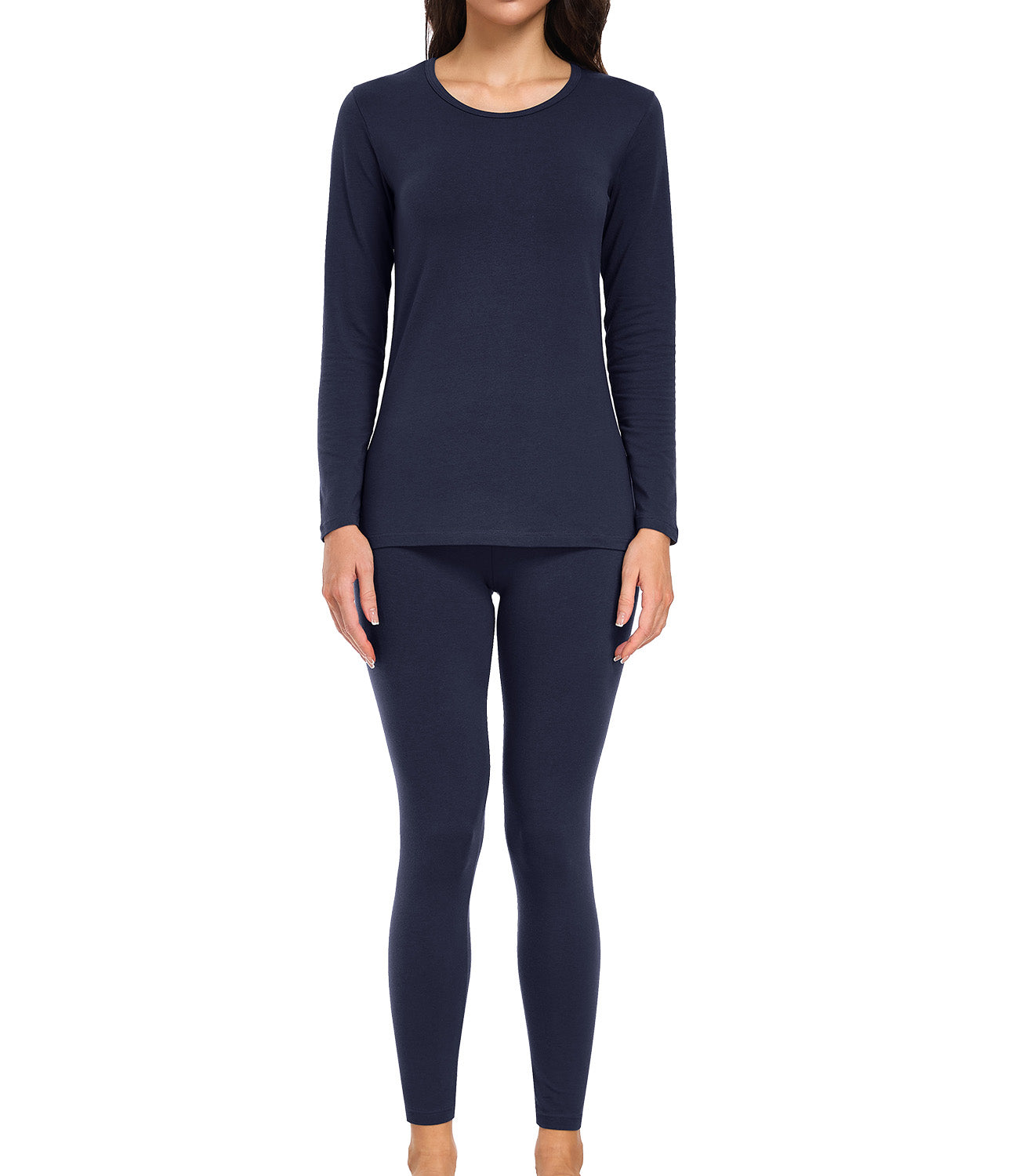 wirarpa Women's Cotton Thermal Underwear Set Long Johns Base Layer Pajama Set for Women Fall Top Bottom