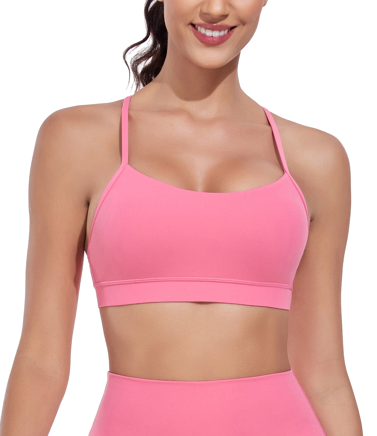wirarpa Y Back Sports Bras for Women - Light Support Racerback Yoga Bra