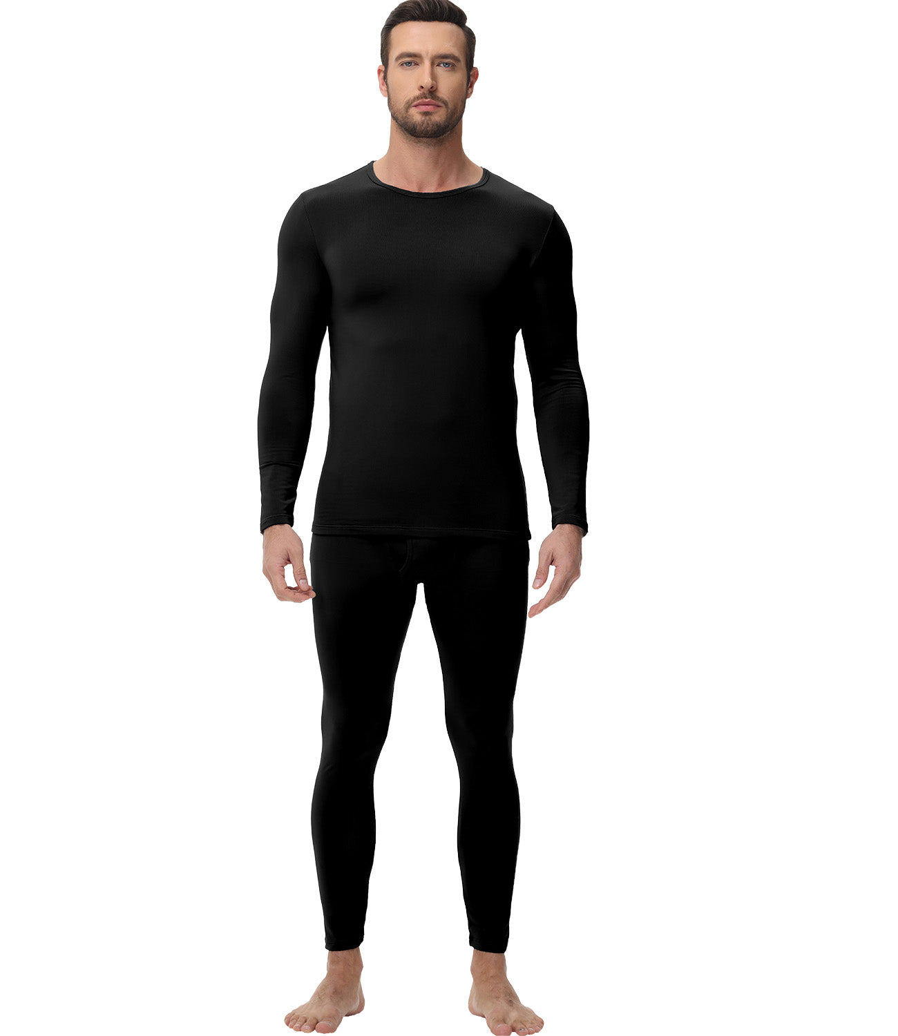 Wirarpa Men's Cotton Thermal Underwear Set
