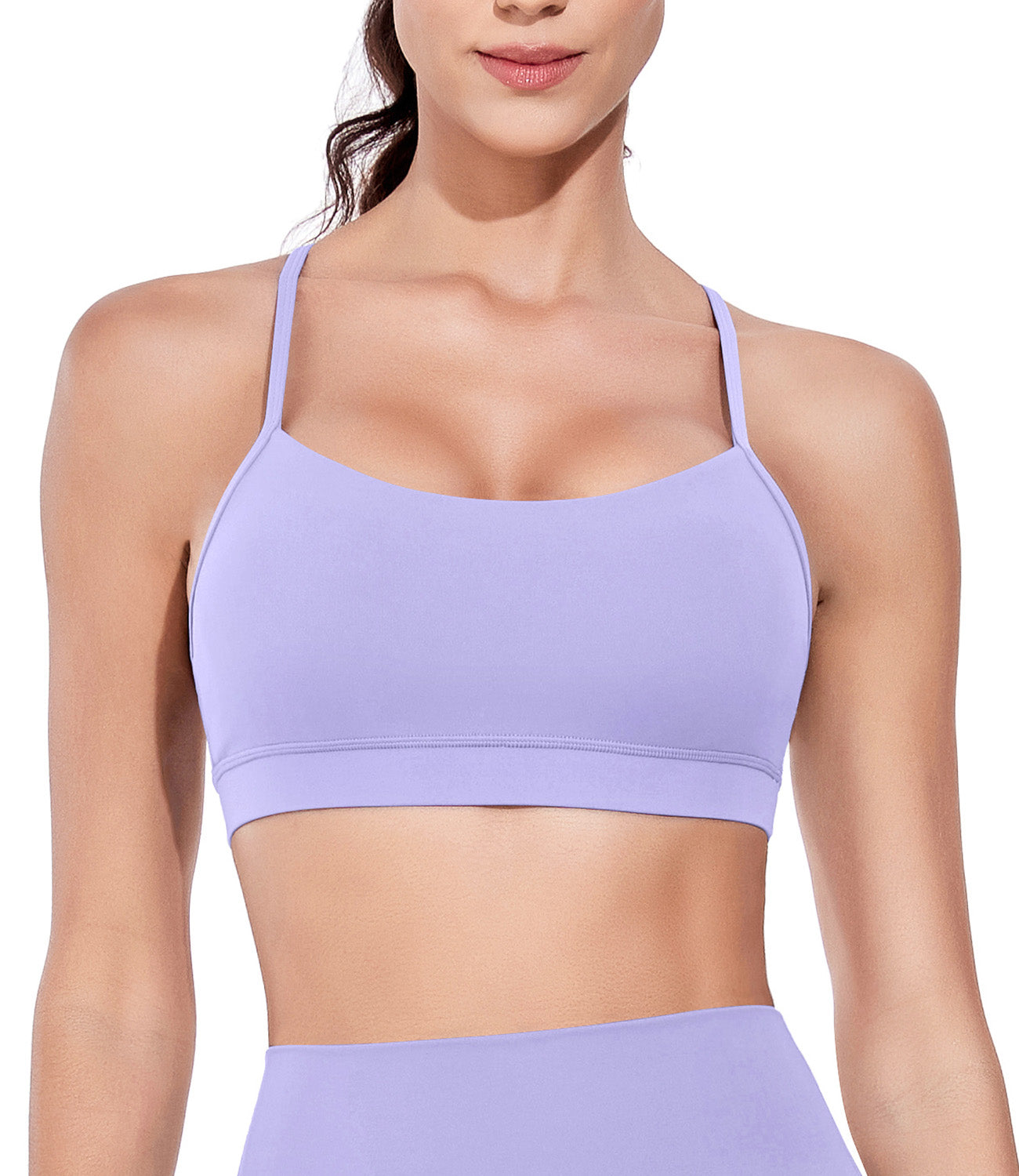 wirarpa Y Back Sports Bras for Women - Light Support Racerback Yoga Bra