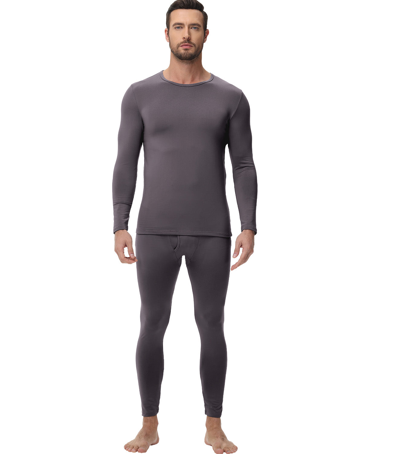 Wirarpa Men's Cotton Thermal Underwear Set