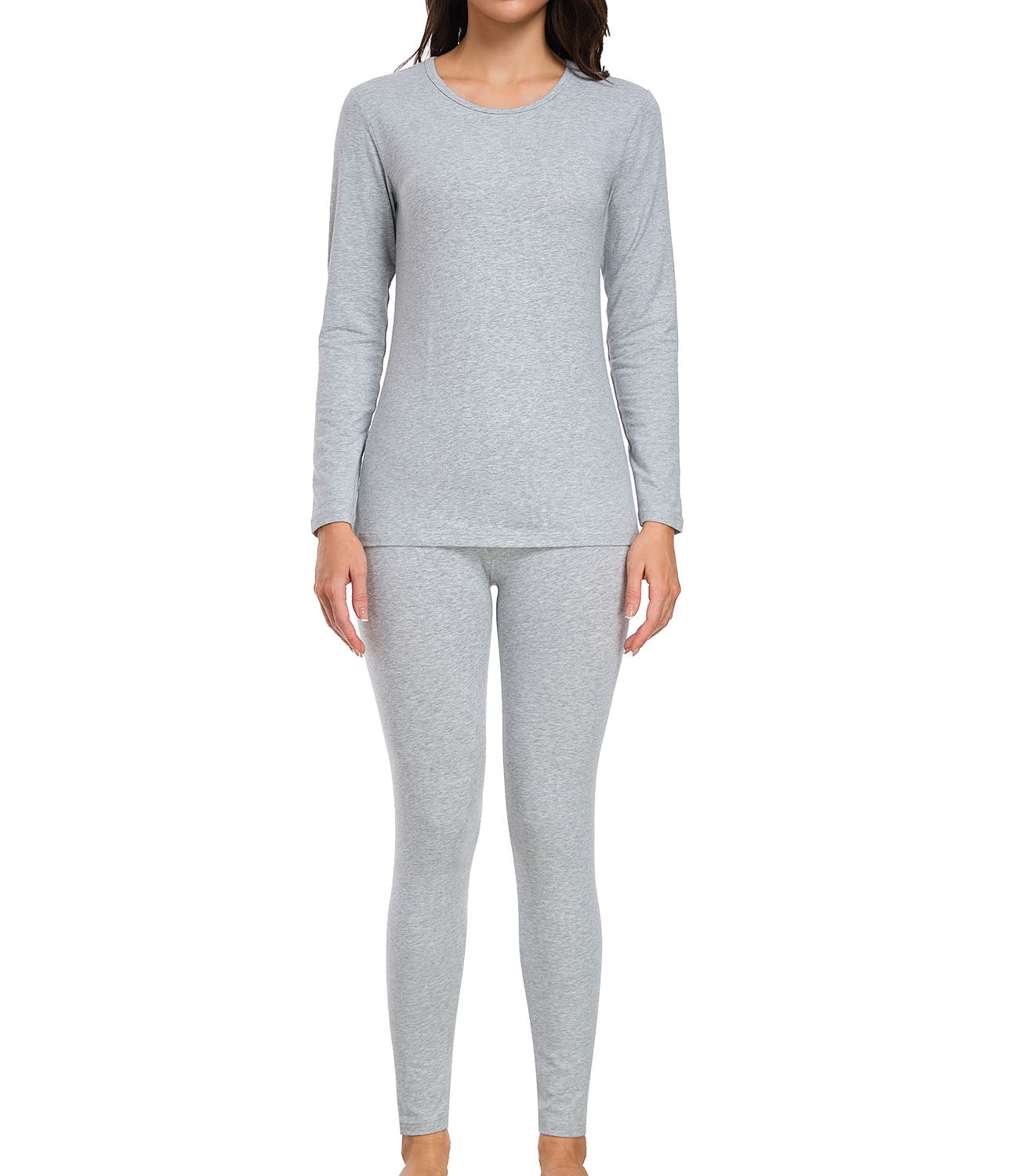 wirarpa Women's Cotton Thermal Underwear Set Long Johns Base Layer Pajama Set for Women Fall Top Bottom