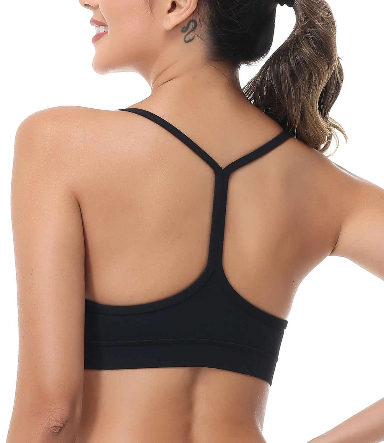 wirarpa Y Back Sports Bras for Women - Light Support Racerback Yoga Bra