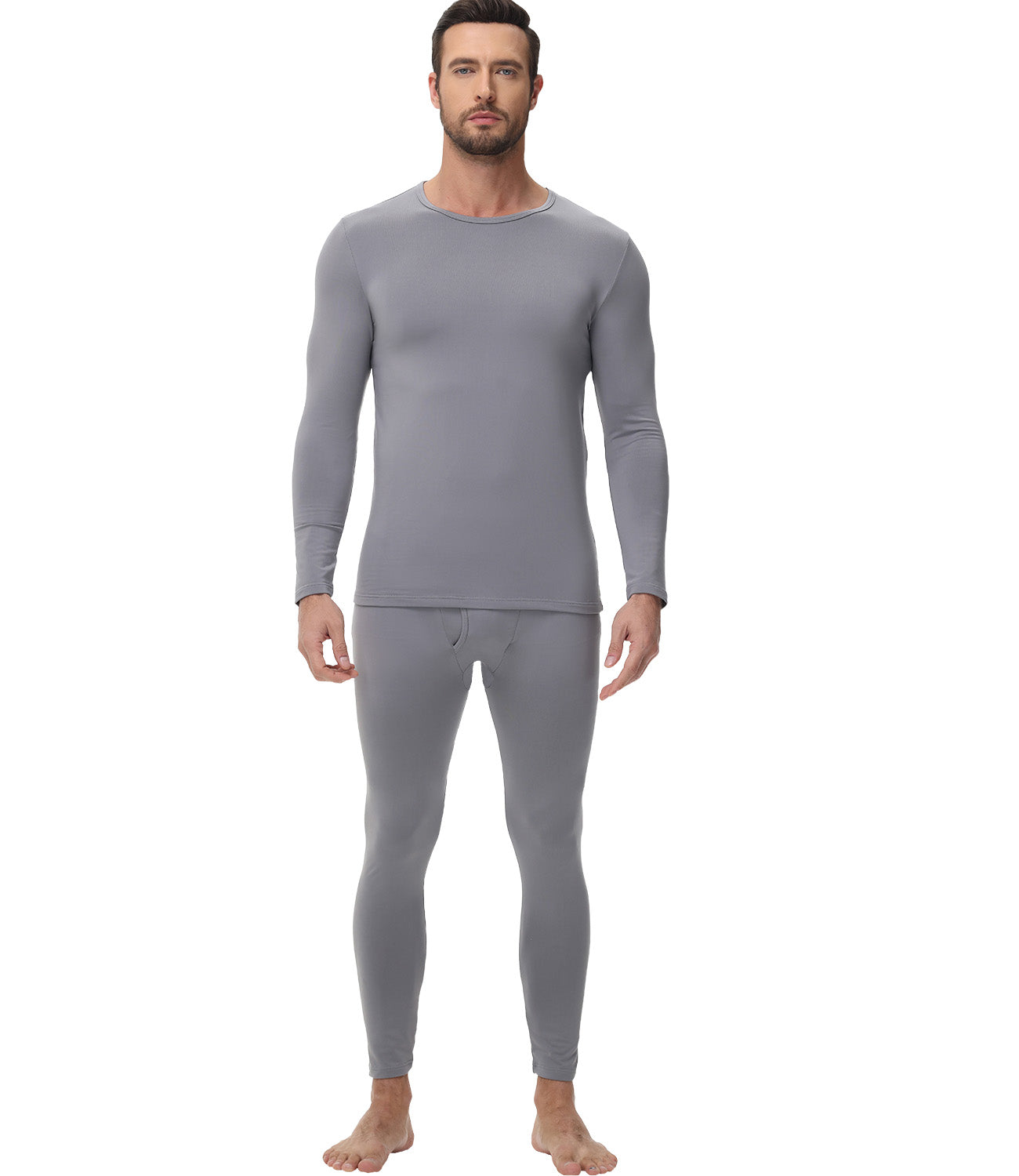 Wirarpa Men's Cotton Thermal Underwear Set