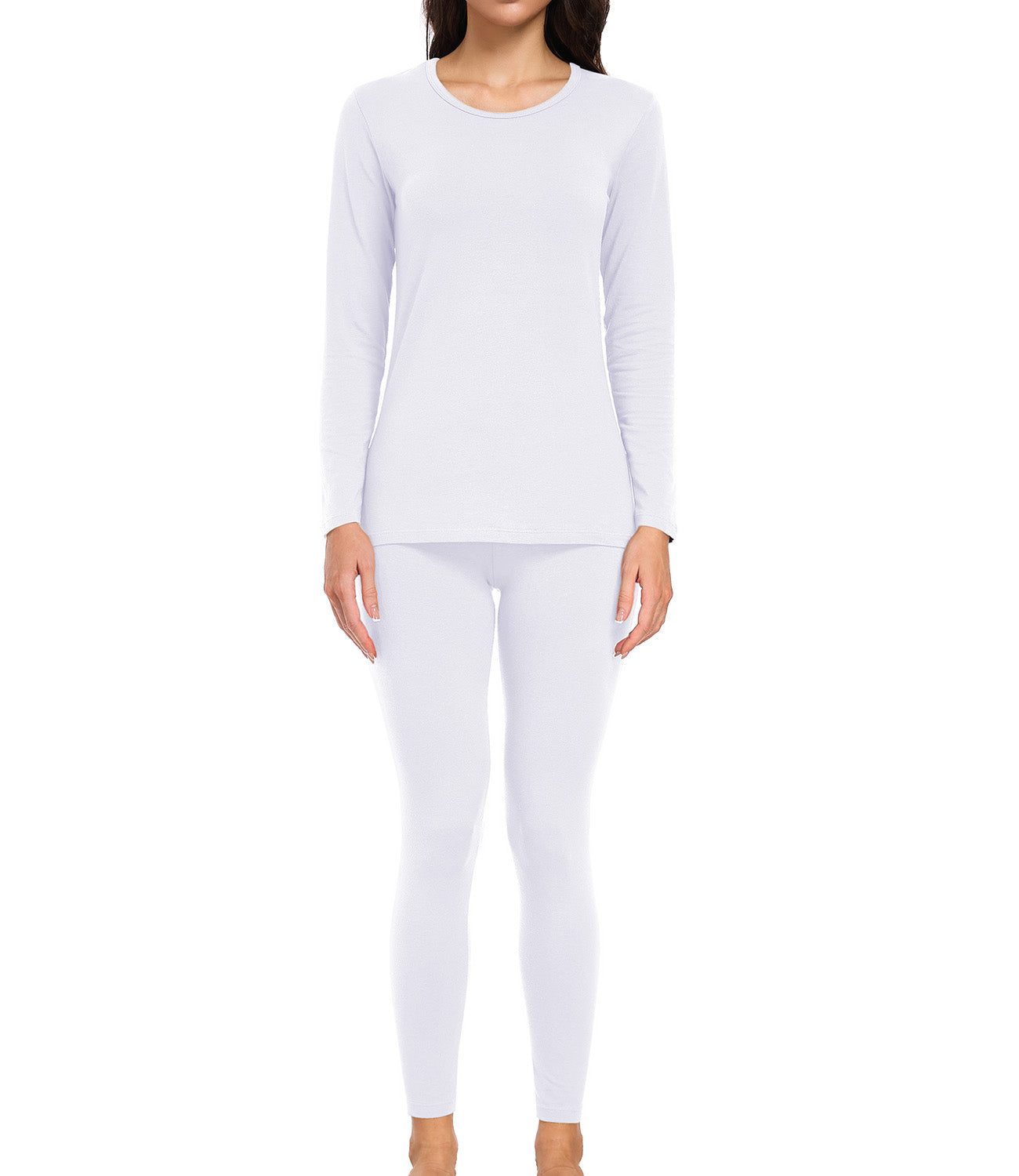 wirarpa Women's Cotton Thermal Underwear Set Long Johns Base Layer Pajama Set for Women Fall Top Bottom