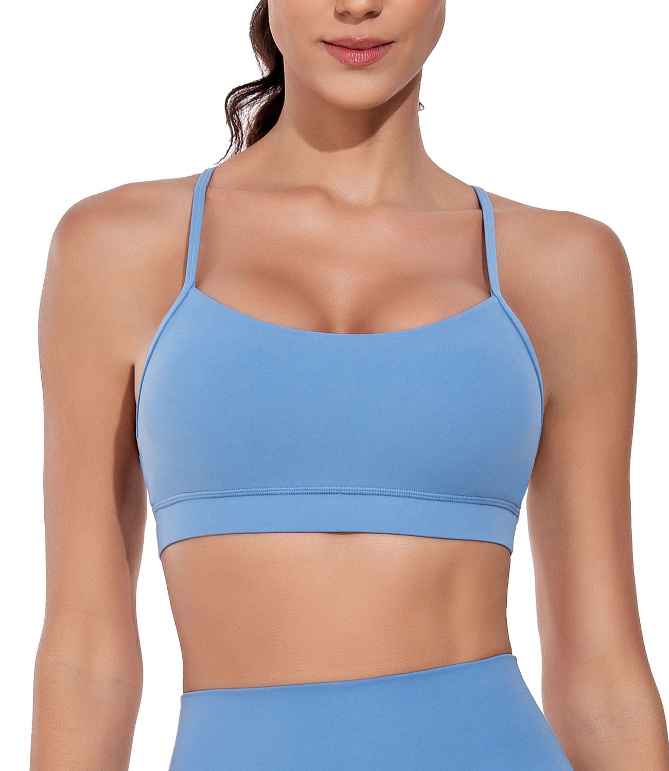 wirarpa Y Back Sports Bras for Women - Light Support Racerback Yoga Bra