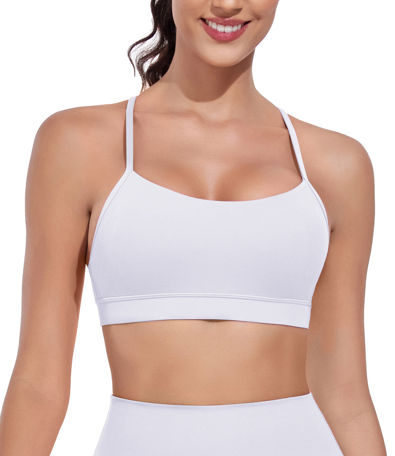 wirarpa Y Back Sports Bras for Women - Light Support Racerback Yoga Bra