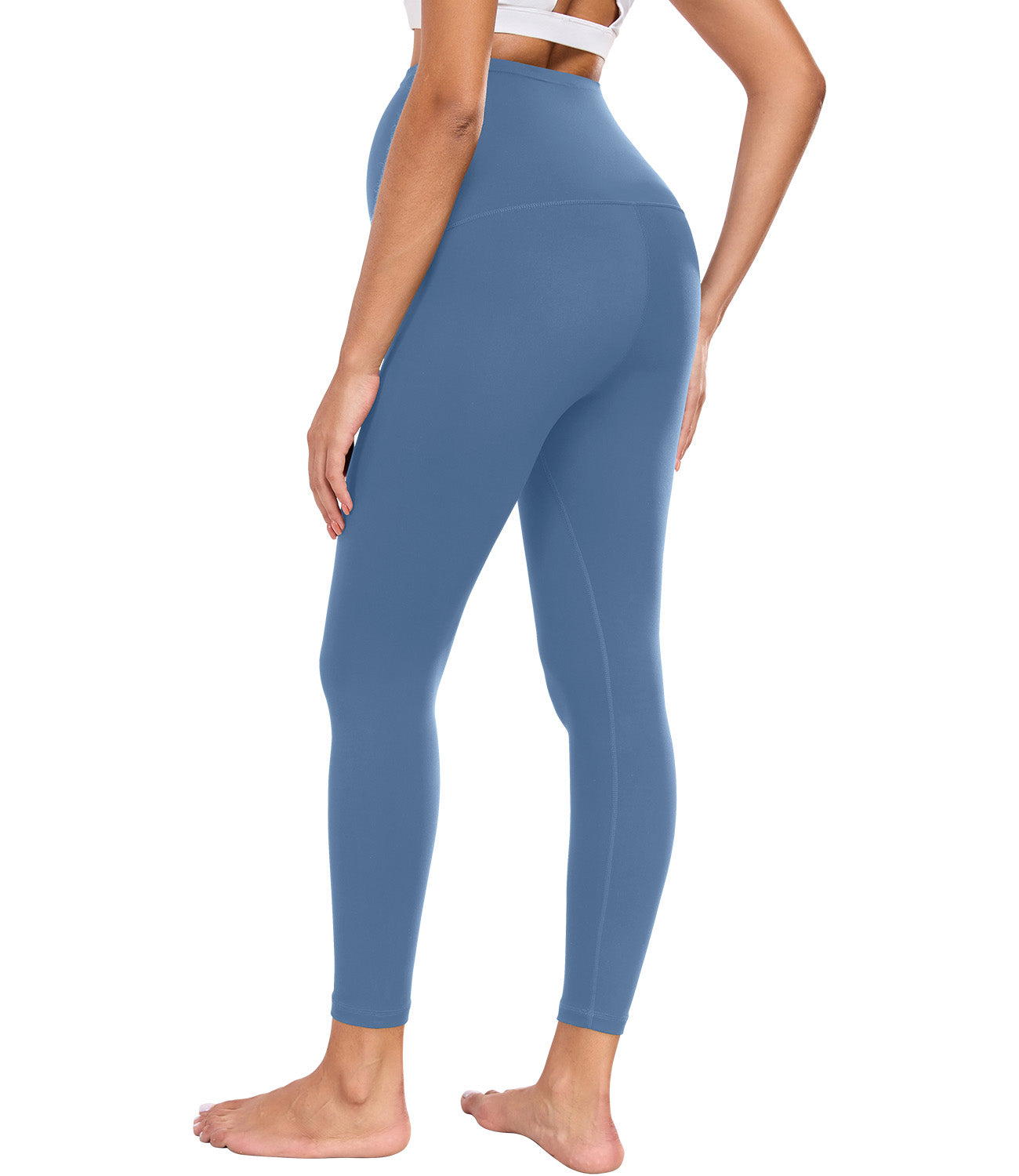 wirarpa Women's Maternity Leggings Over The Belly Pregnancy Yoga Pants Buttery Workout Activewear 25"