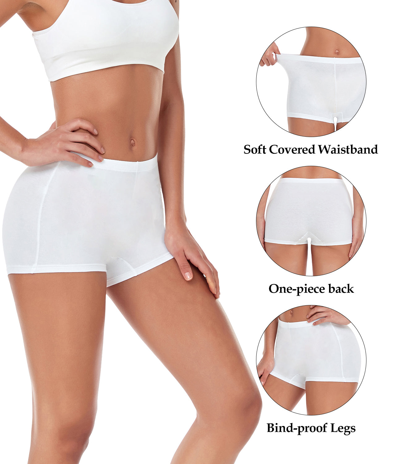 Women's Boyshorts Cotton Underwear