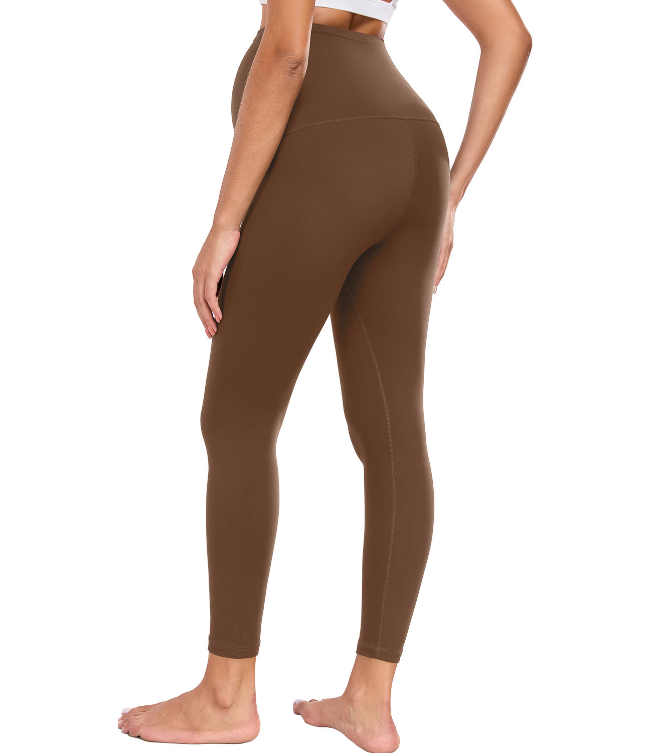 wirarpa Women's Maternity Leggings Over The Belly Pregnancy Yoga Pants Buttery Workout Activewear 25"