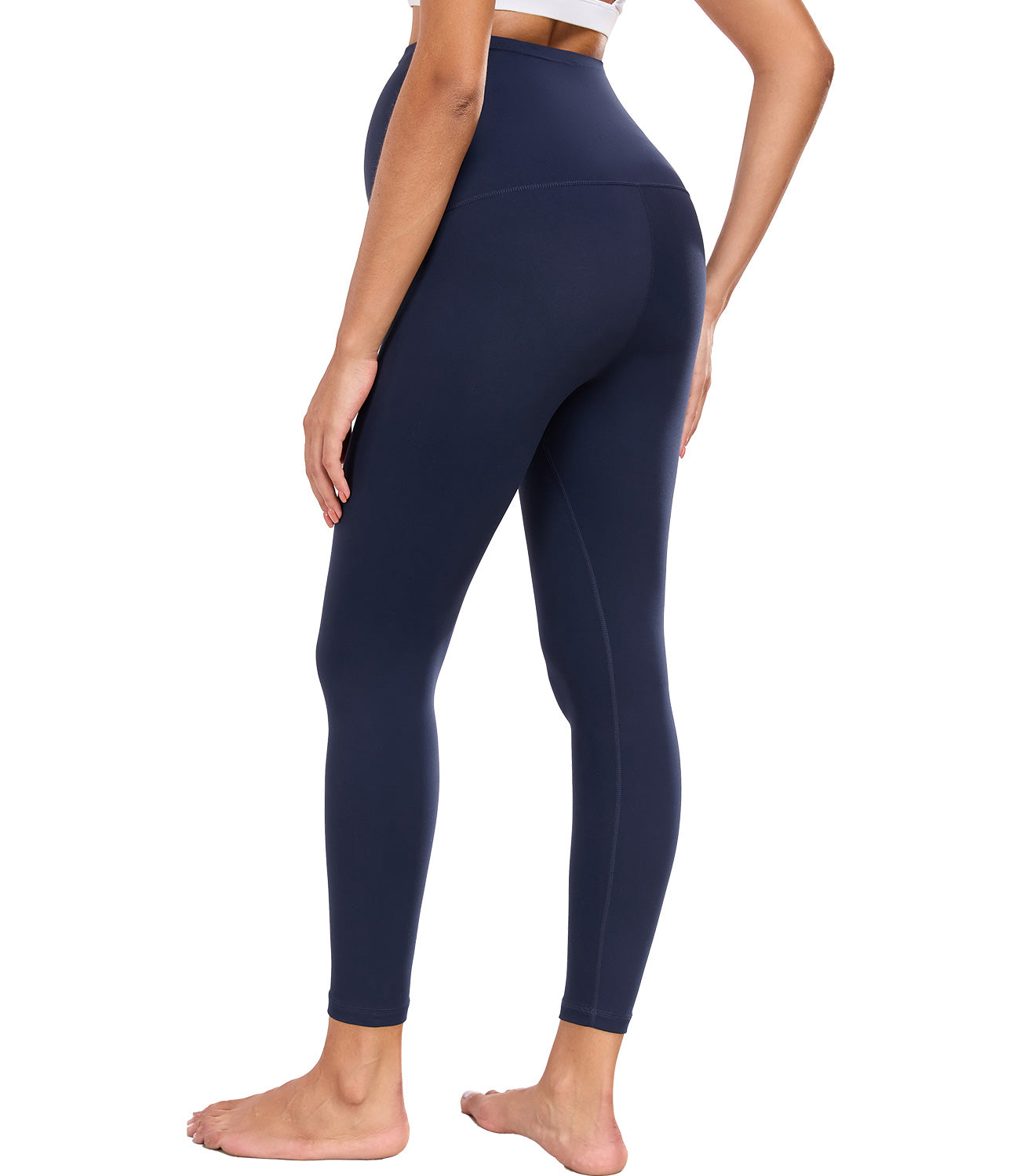 wirarpa Women's Maternity Leggings Over The Belly Pregnancy Yoga Pants Buttery Workout Activewear 25"