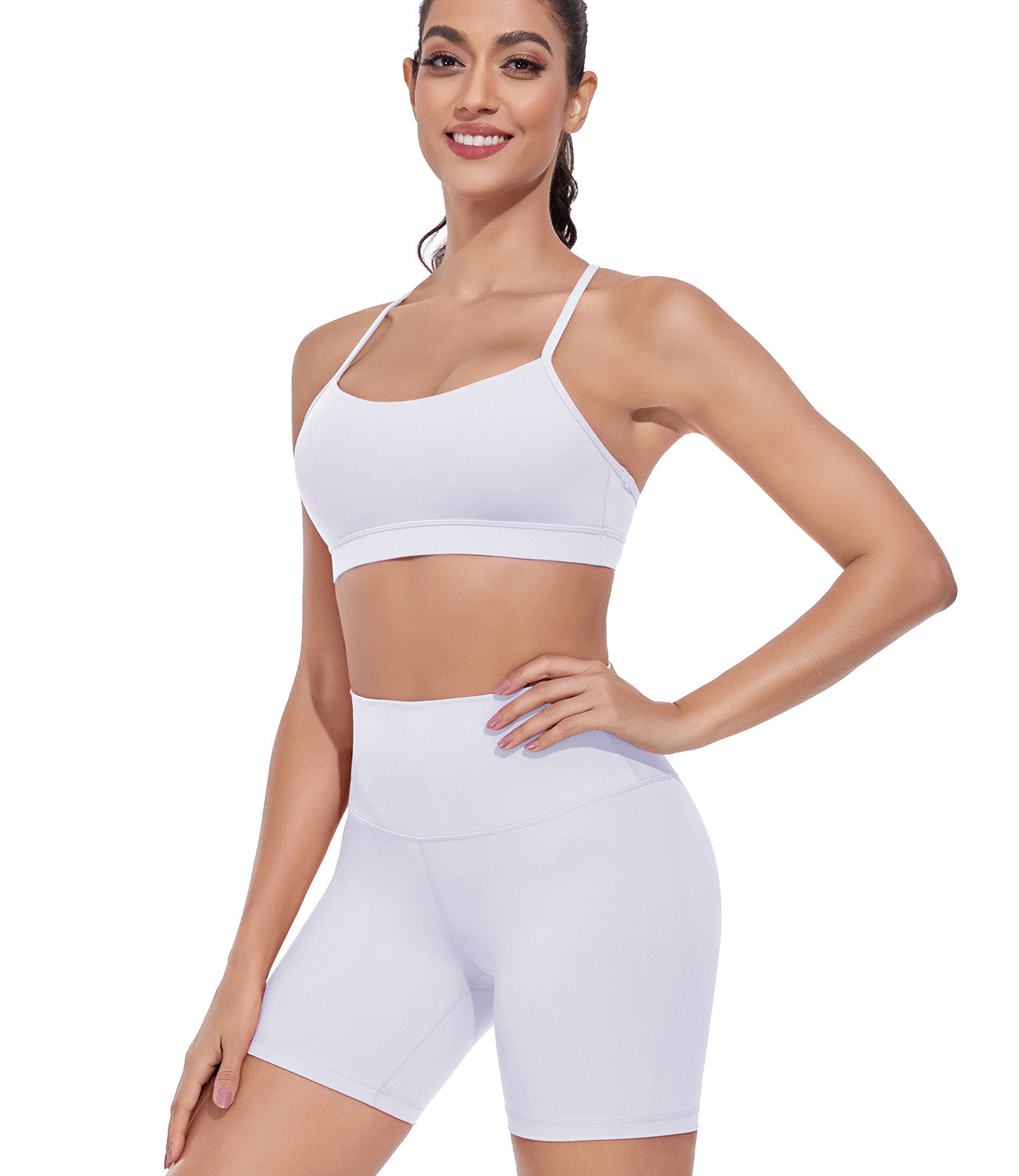 wirarpa Y Back Sports Bras for Women - Light Support Racerback Yoga Bra