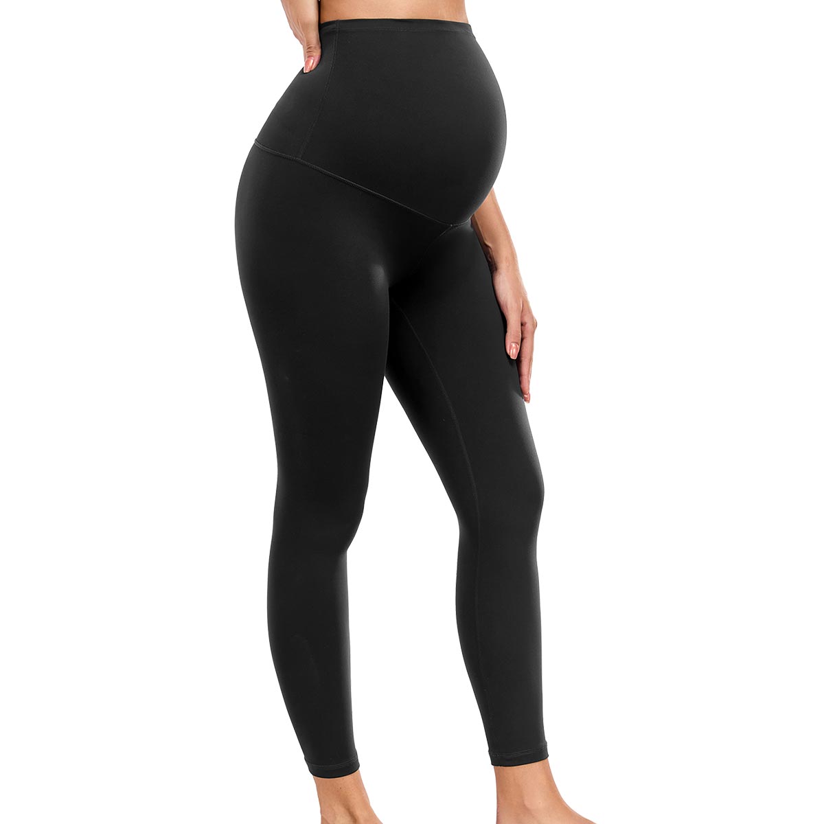 wirarpa Women's Maternity Leggings Over The Belly Pregnancy Yoga Pants Buttery Workout Activewear 25"