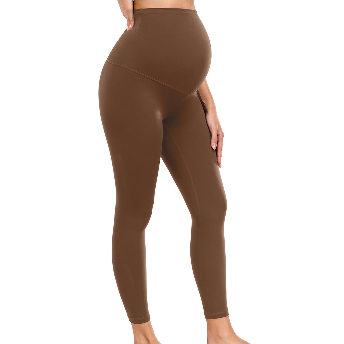 wirarpa Women's Maternity Leggings Over The Belly Pregnancy Yoga Pants Buttery Workout Activewear 25"