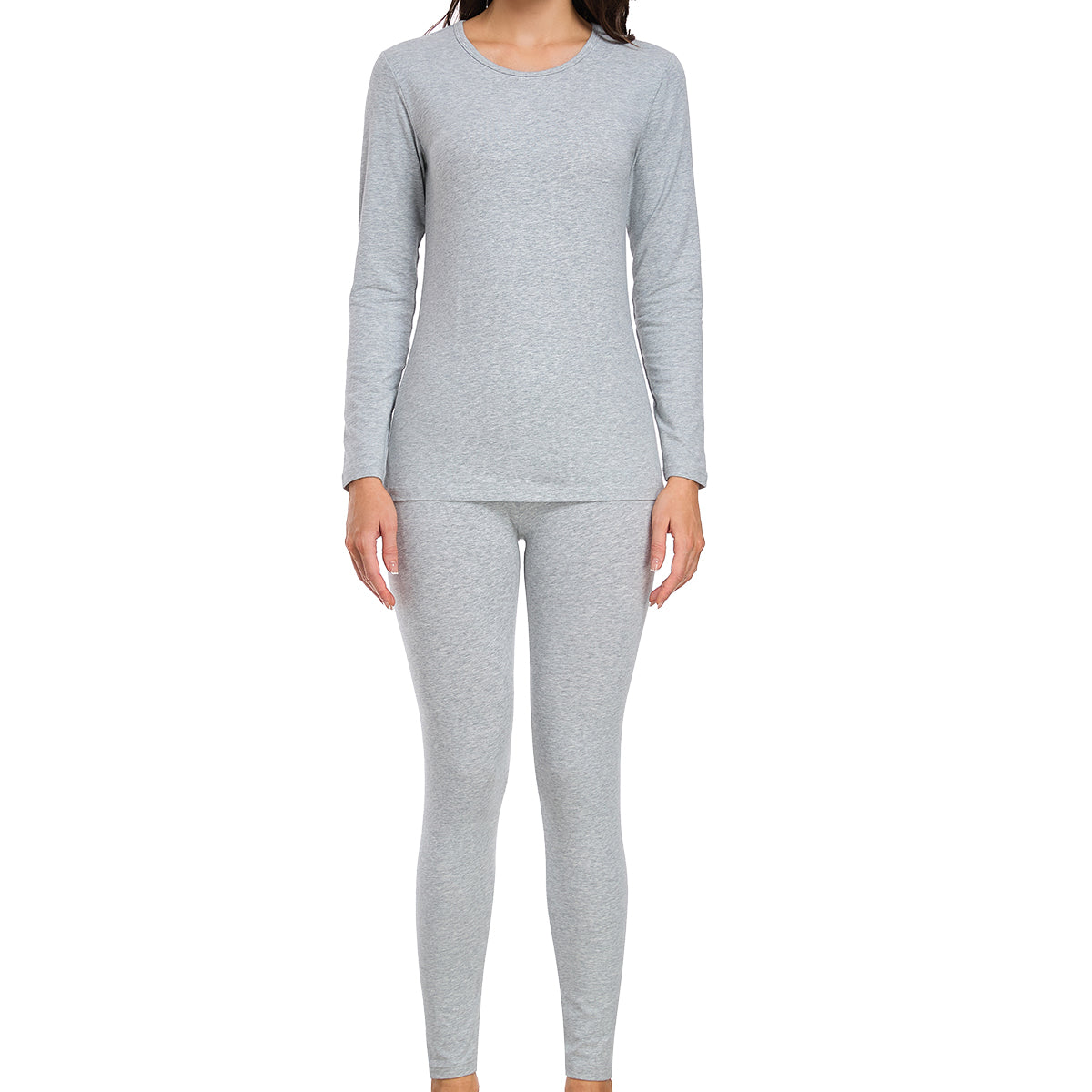 wirarpa Women's Cotton Thermal Underwear Set Long Johns Base Layer Pajama Set for Women Fall Top Bottom