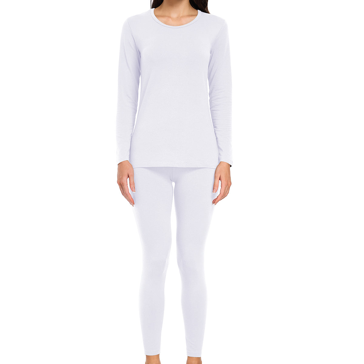 wirarpa Women's Cotton Thermal Underwear Set Long Johns Base Layer Pajama Set for Women Fall Top Bottom