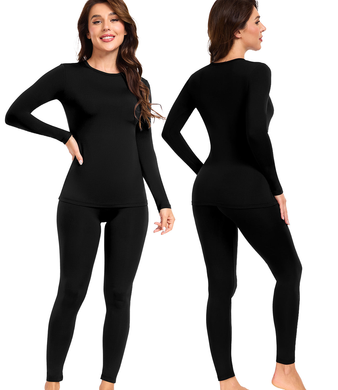 Wirarpa Women's Cotton Thermal Underwear Set