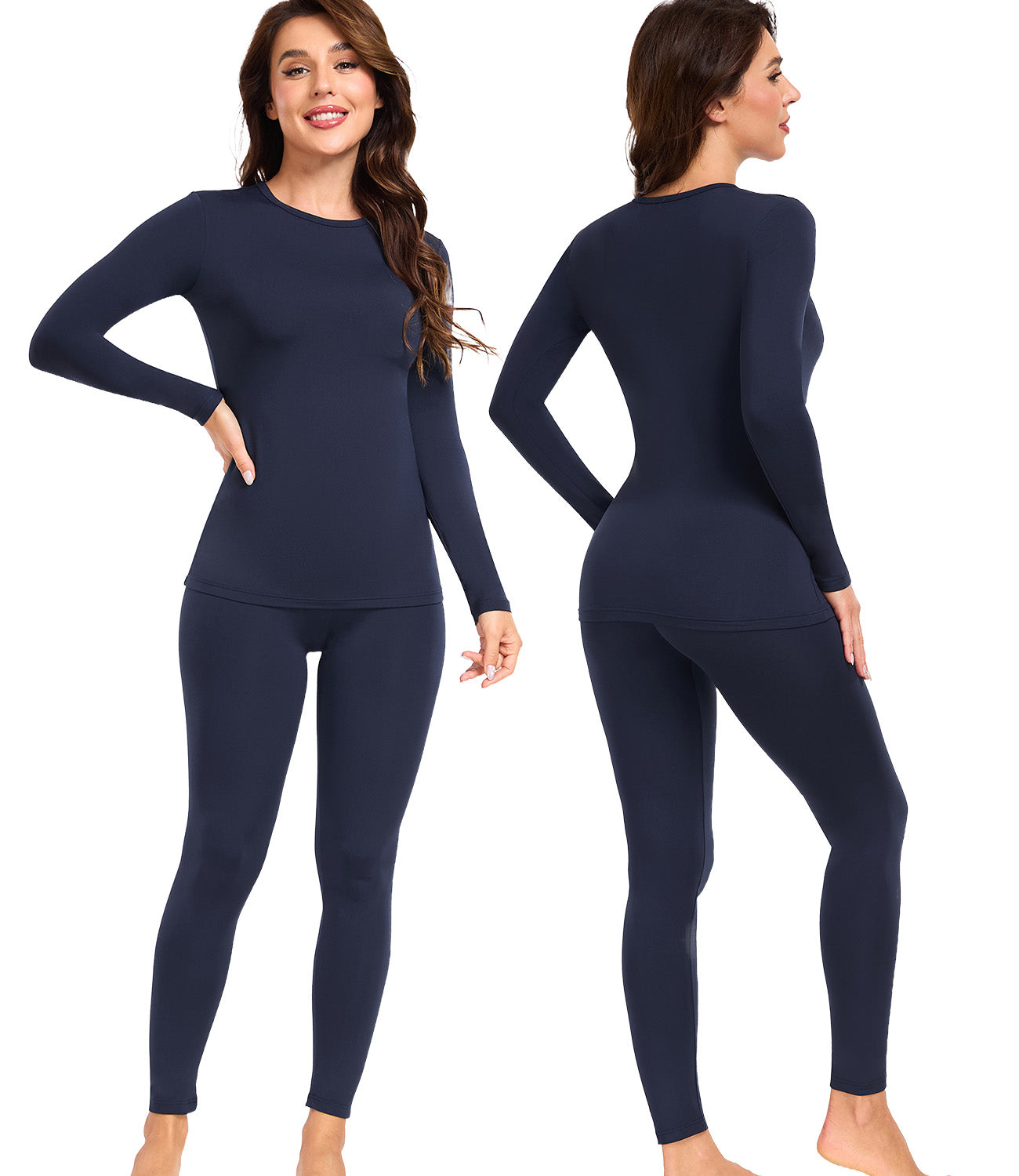 Wirarpa Women's Cotton Thermal Underwear Set
