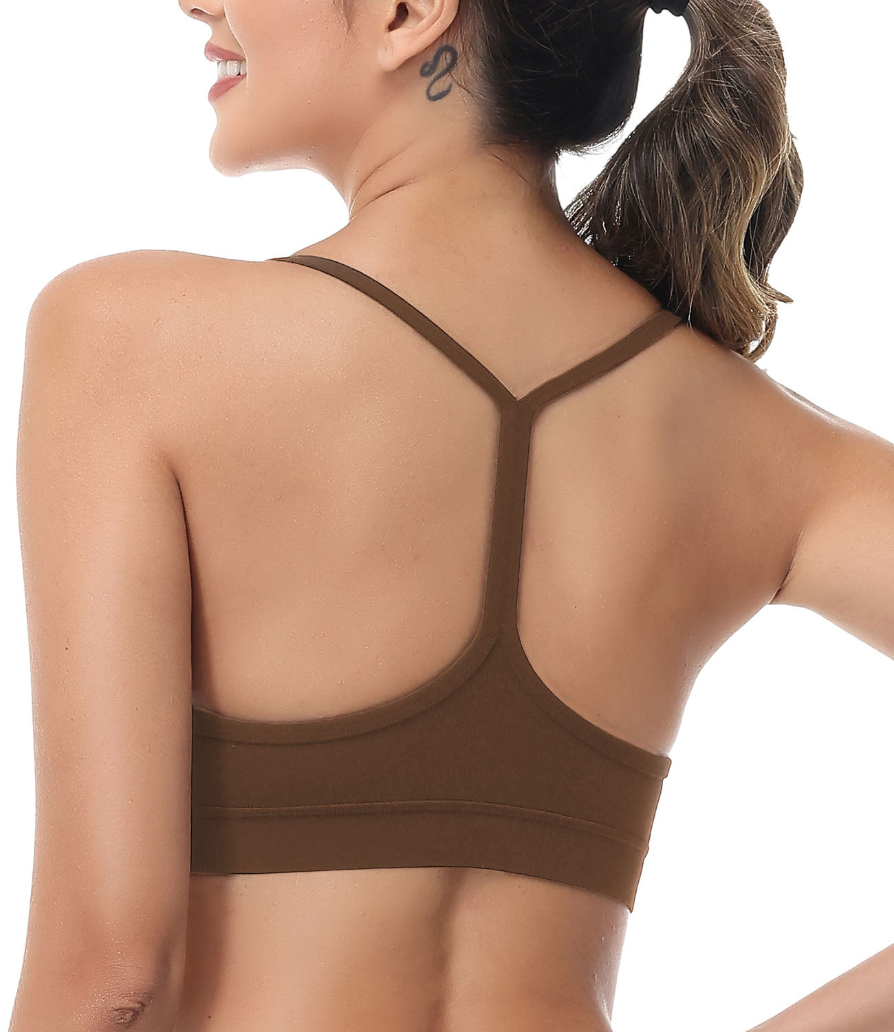 wirarpa Y Back Sports Bras for Women - Light Support Racerback Yoga Bra