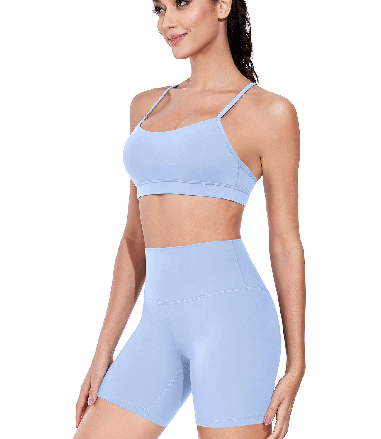 wirarpa Y Back Sports Bras for Women - Light Support Racerback Yoga Bra