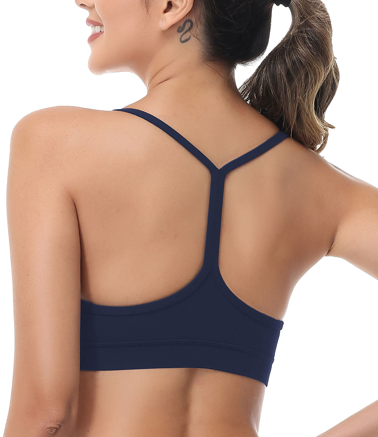 wirarpa Y Back Sports Bras for Women - Light Support Racerback Yoga Bra