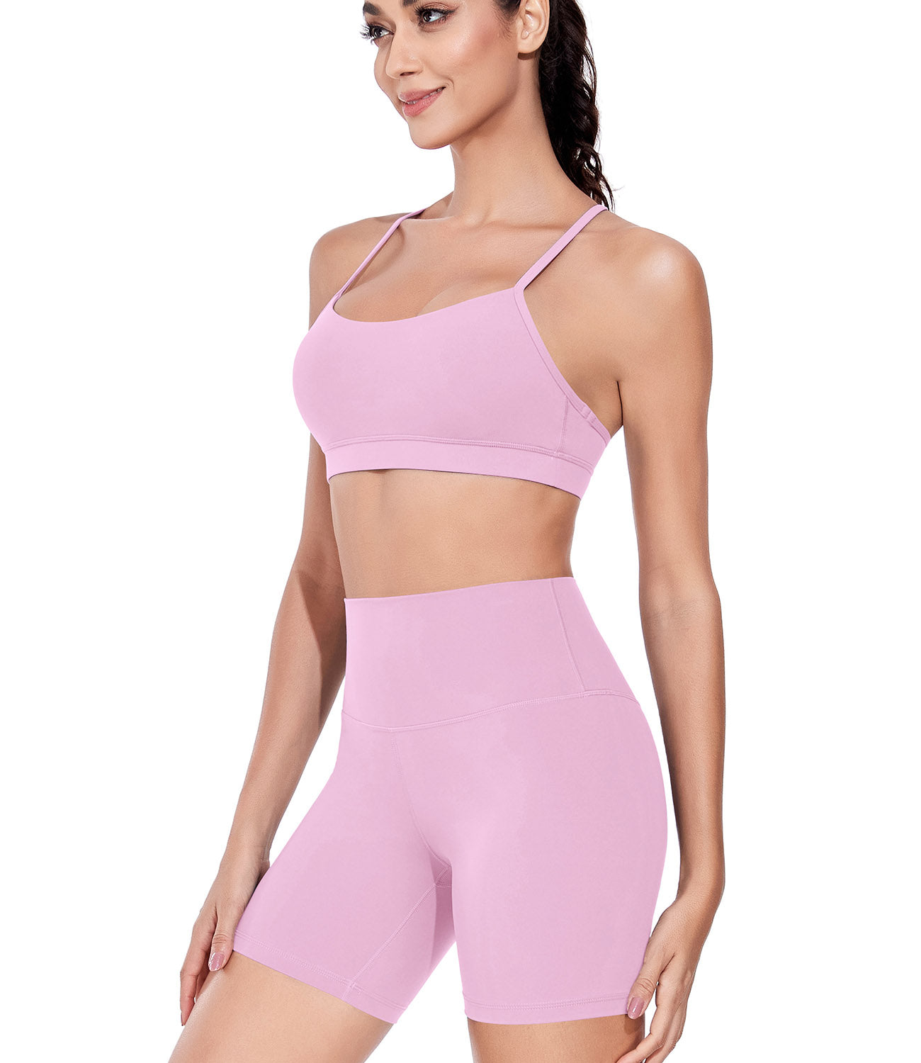 wirarpa Y Back Sports Bras for Women - Light Support Racerback Yoga Bra