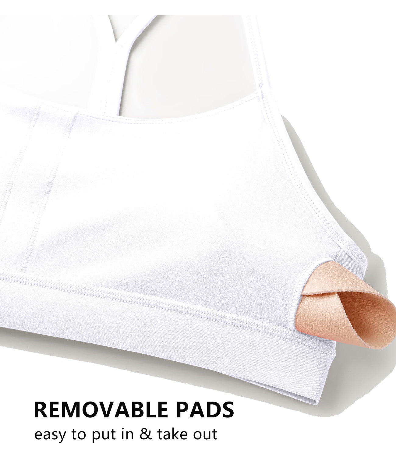 wirarpa Y Back Sports Bras for Women - Light Support Racerback Yoga Bra