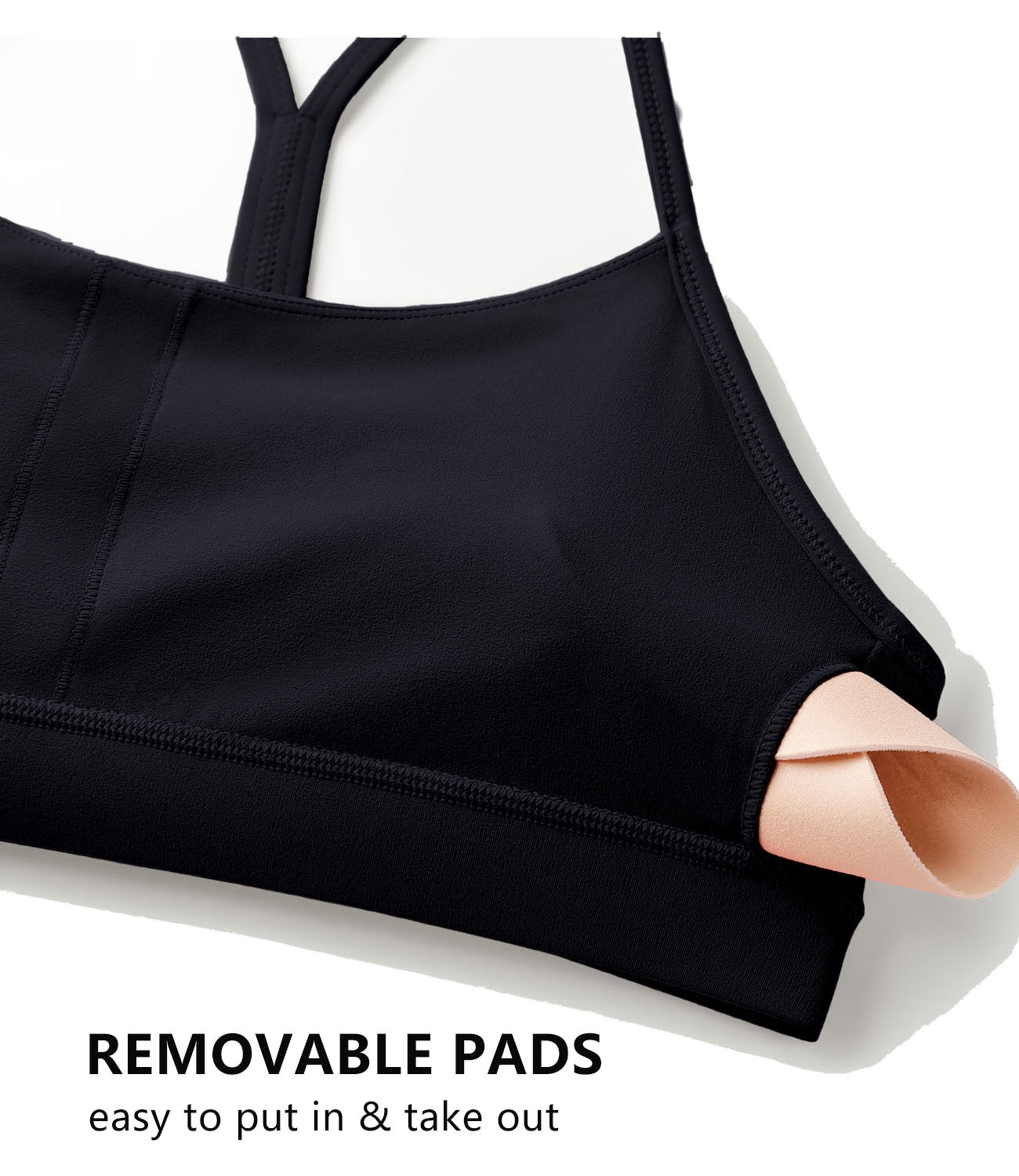 wirarpa Y Back Sports Bras for Women - Light Support Racerback Yoga Bra