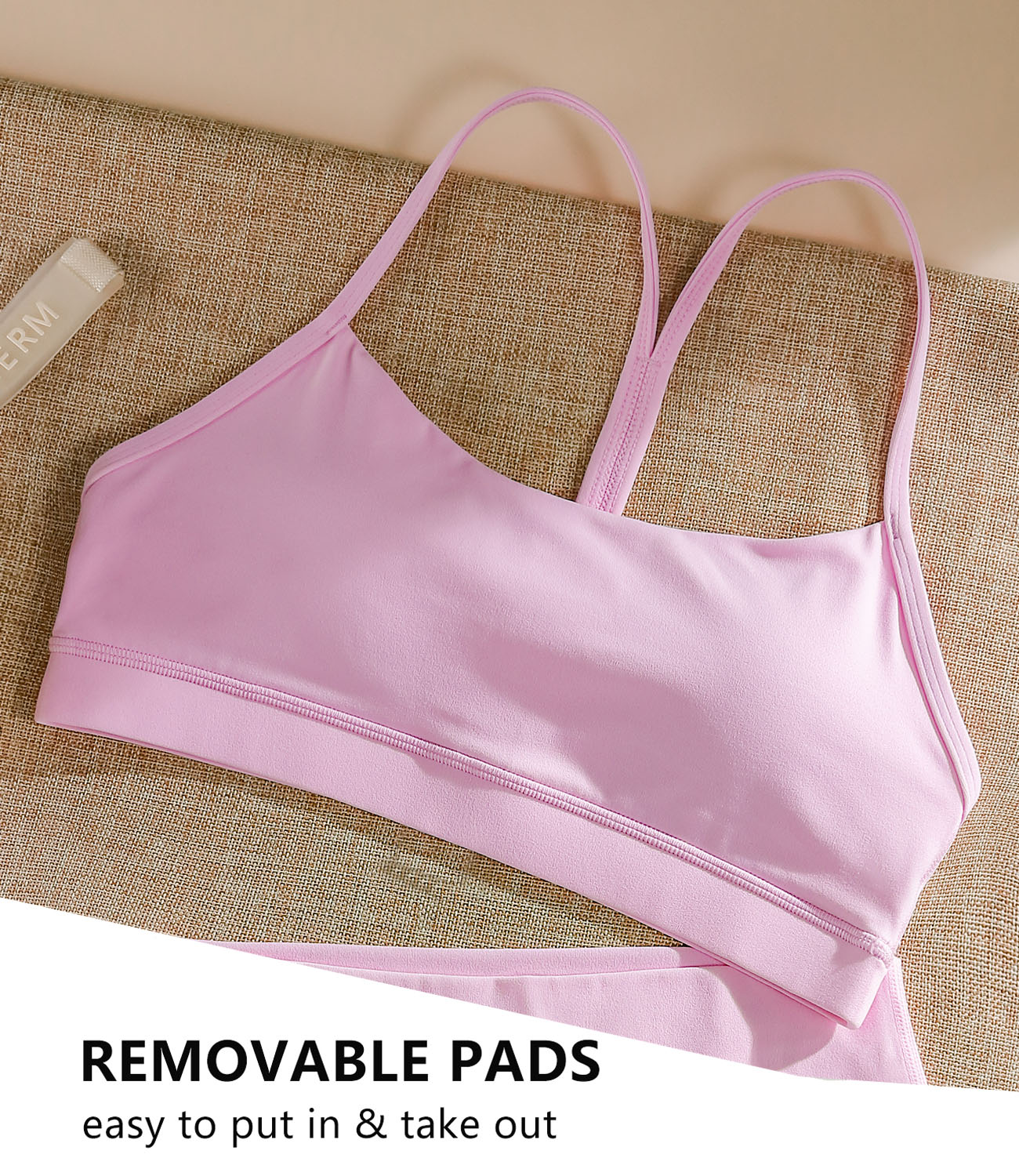 wirarpa Y Back Sports Bras for Women - Light Support Racerback Yoga Bra