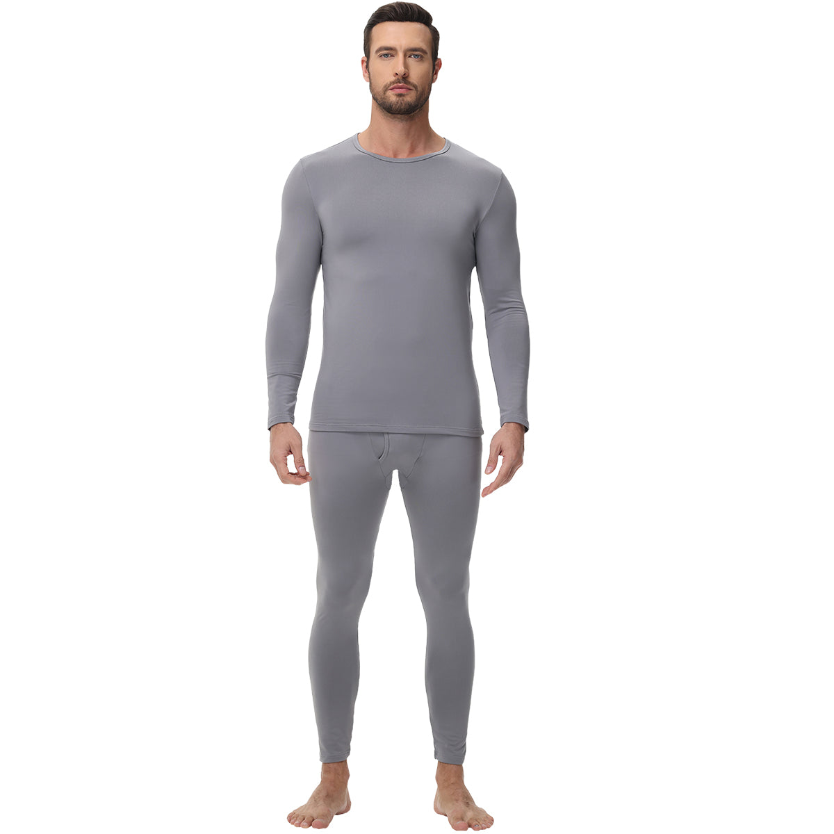 Wirarpa Men's Cotton Thermal Underwear Set