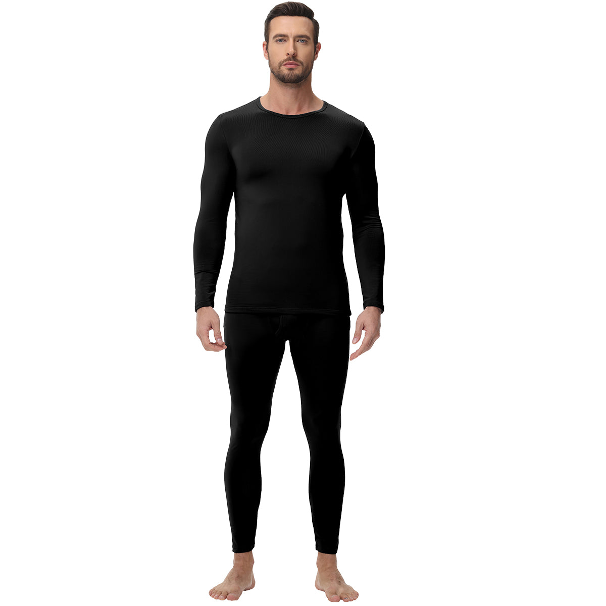Wirarpa Men's Cotton Thermal Underwear Set
