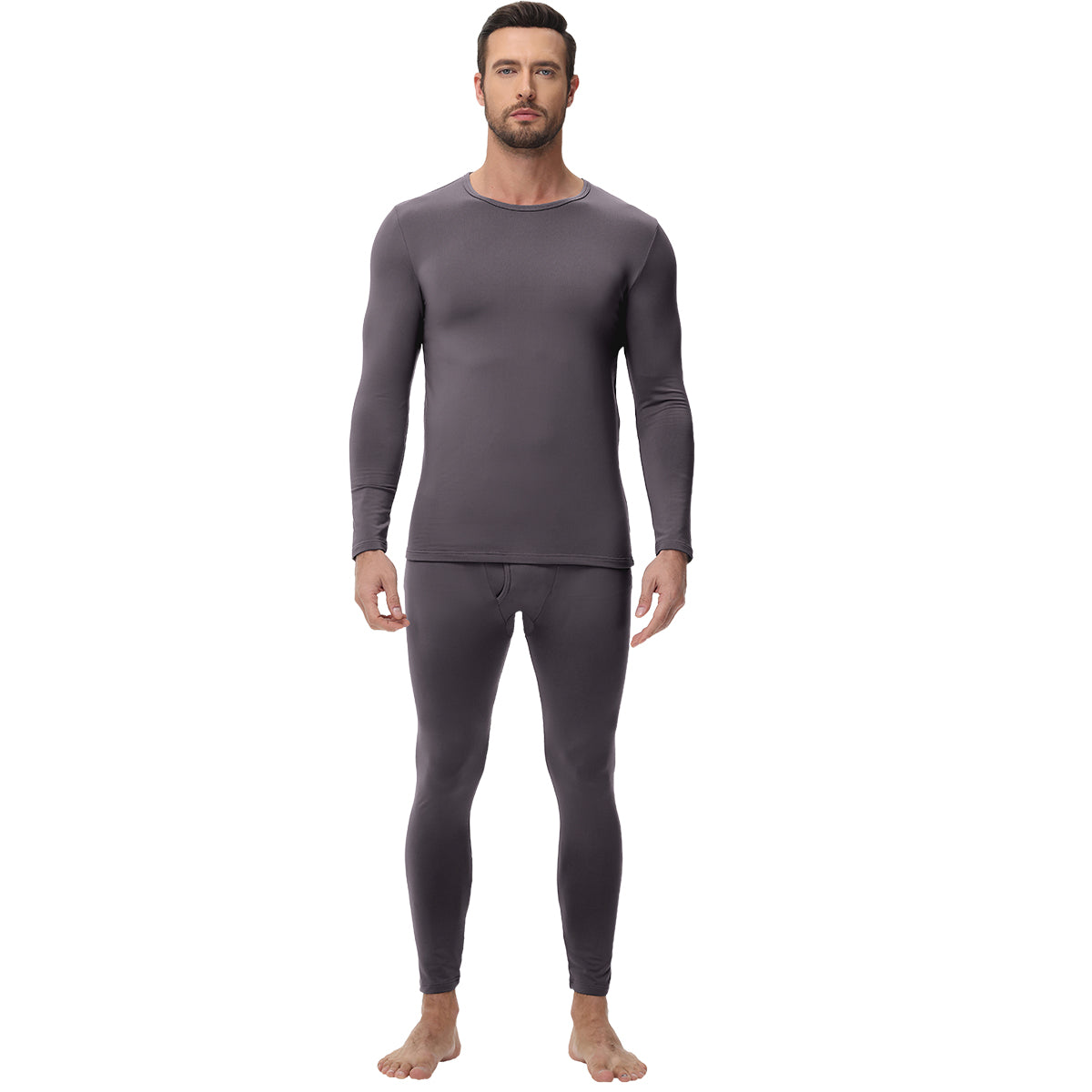 Wirarpa Men's Cotton Thermal Underwear Set