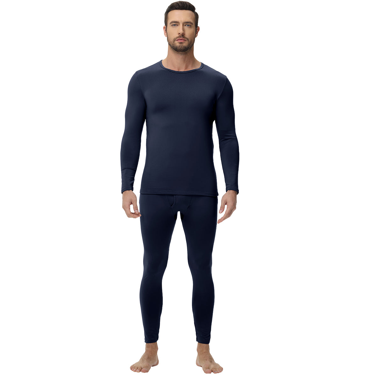 Wirarpa Men's Cotton Thermal Underwear Set