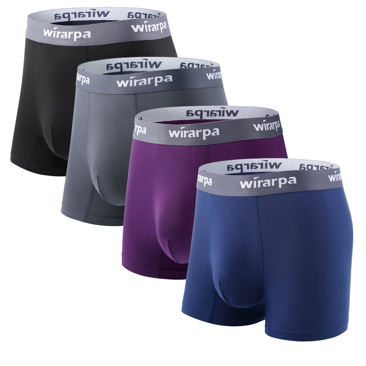 wirarpa Men's Underwear Micro Modal Trunks Soft Microfiber Boxer