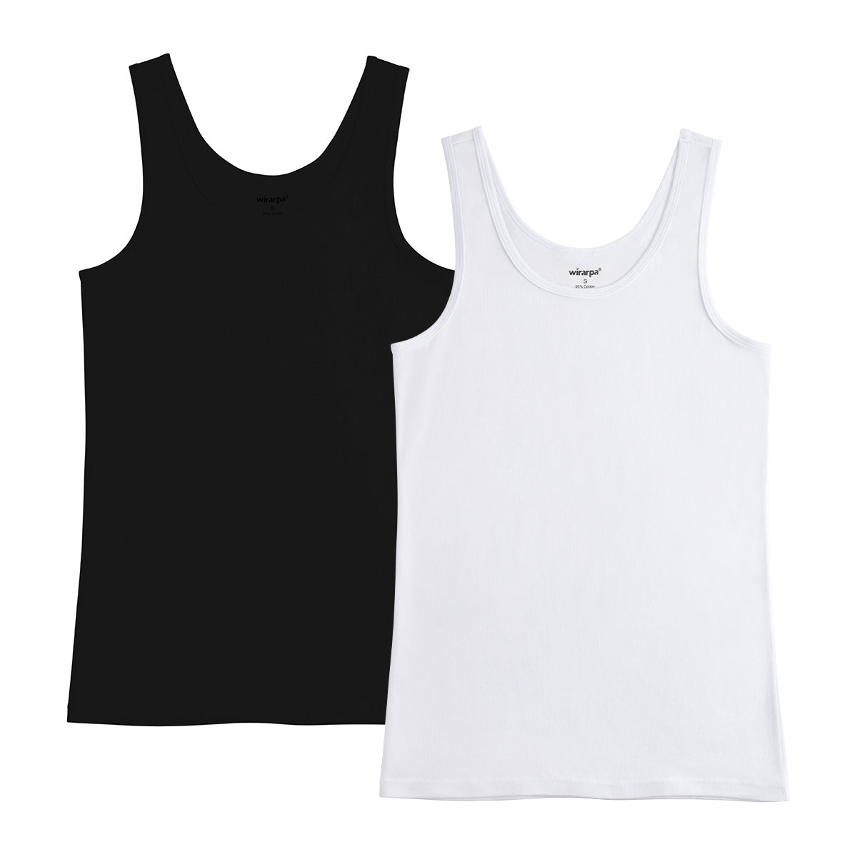 wirarpa Women's Tank Tops Cotton Undershirts Tanks Top Slim - Fit Camis Base Layer 2 - Pack - Wirarpa Apparel, Inc.