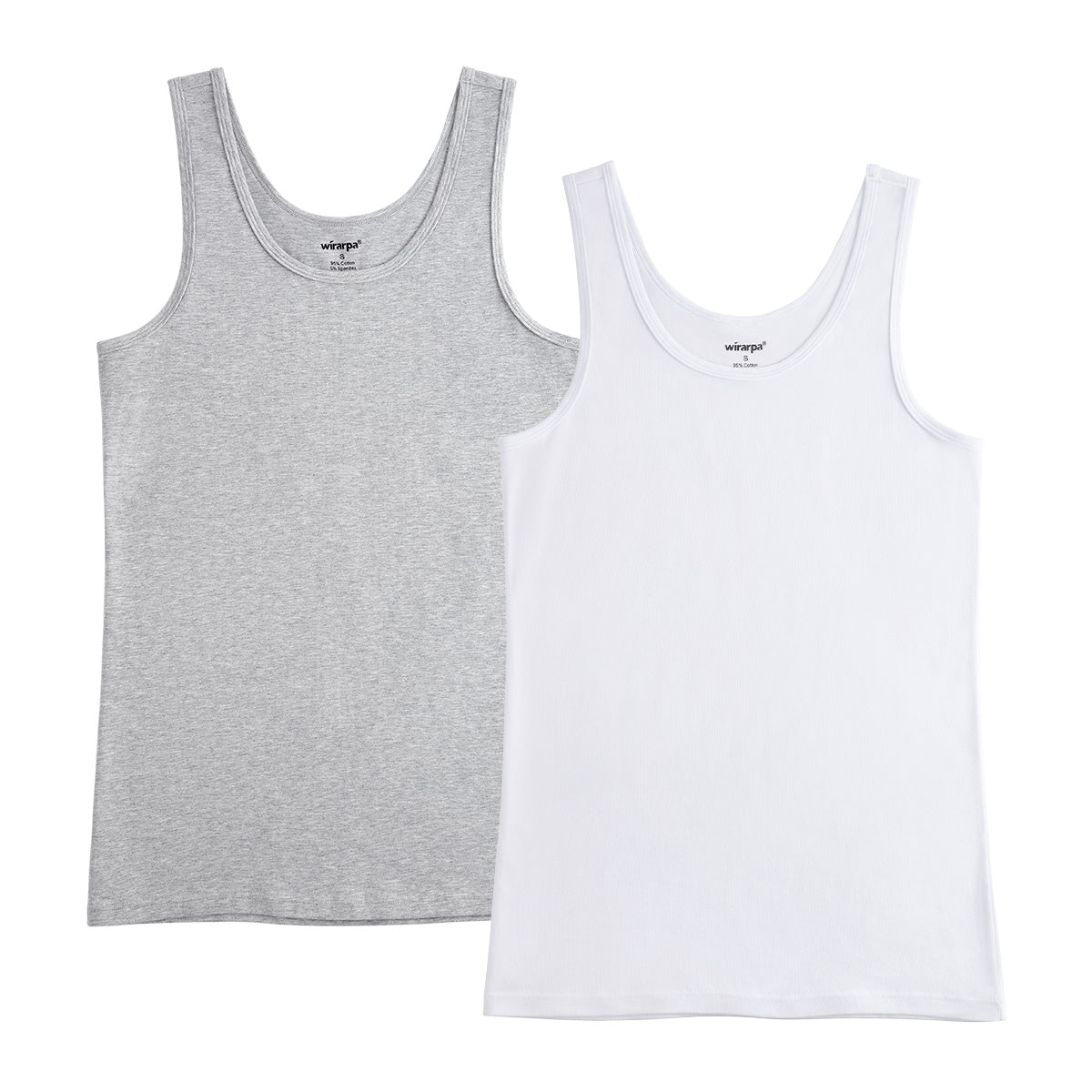 wirarpa Women's Tank Tops Cotton Undershirts Tanks Top Slim - Fit Camis Base Layer 2 - Pack - Wirarpa Apparel, Inc.