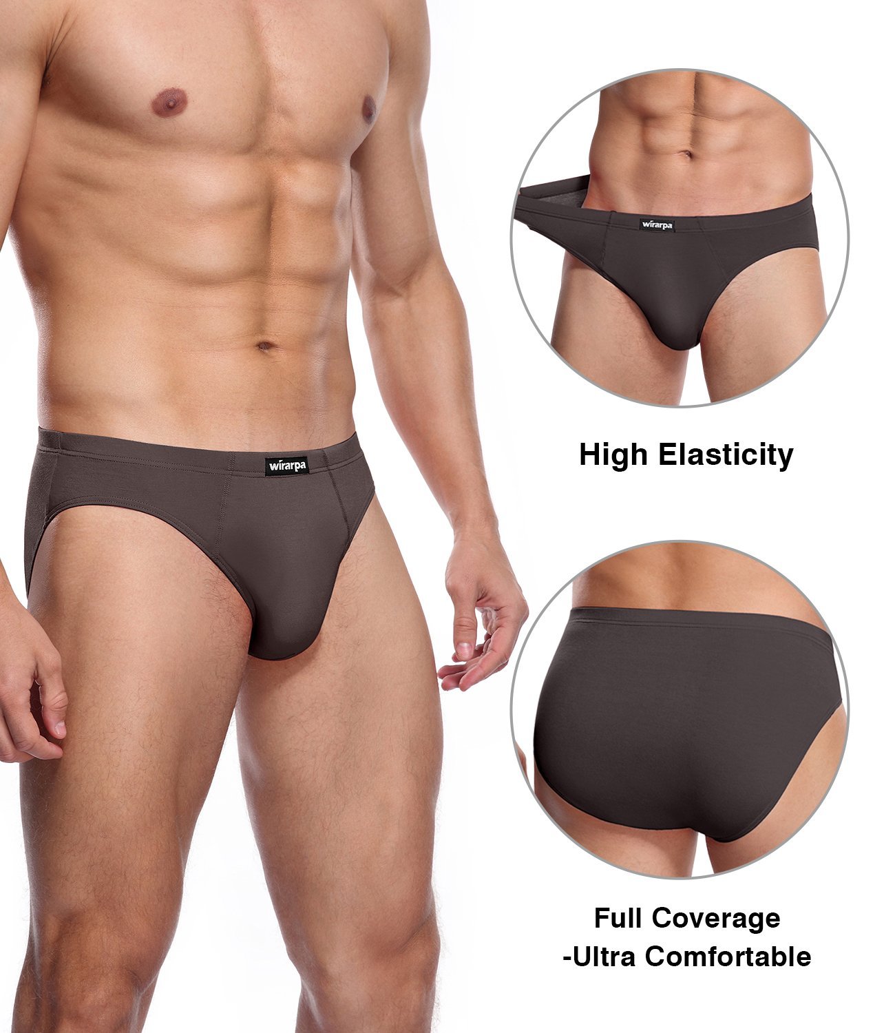 Modal Plain Men Underwear Brief, Type: Briefs at Rs 209/piece in