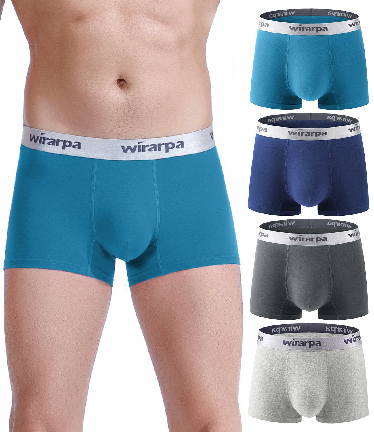 Men Underwear Wide Waistband Briefs Mens Travel Soft Stretch Underpants  Tagless 