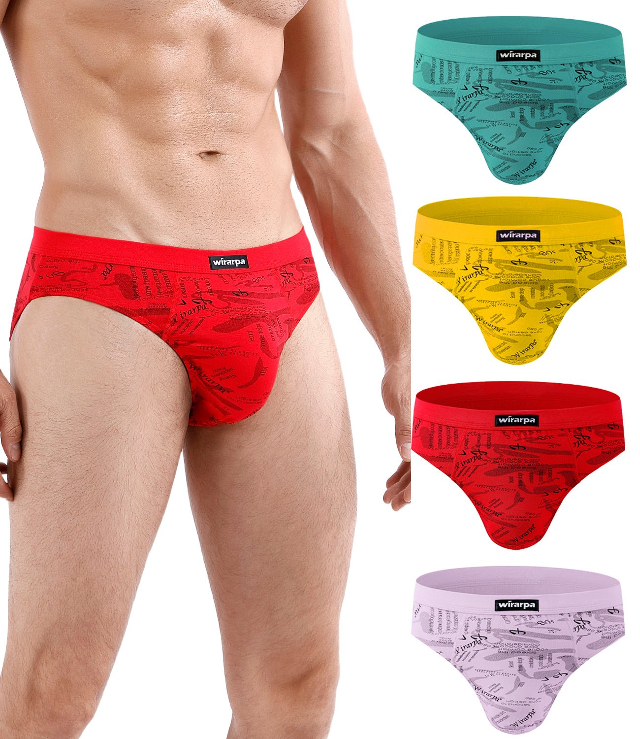 3-6 Men's Underwear Multipack Modal Cotton Briefs No Fly Covered Waistband  Softy