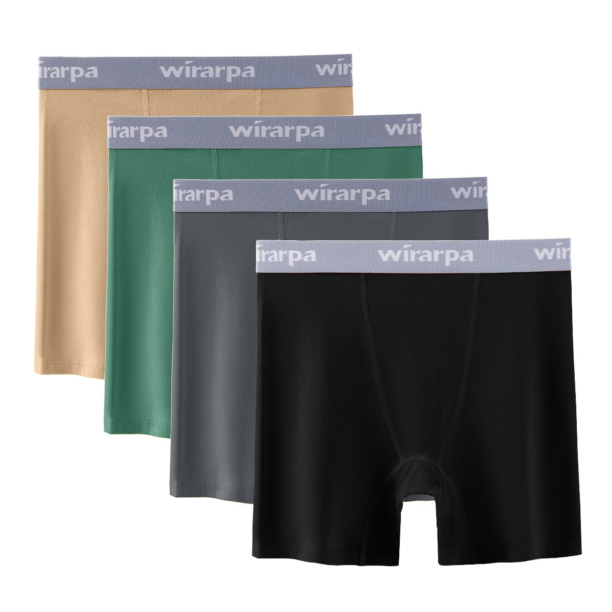  Wirarpa Womens Boxer Briefs Cotton Underwear Anti Chafing  Boy Shorts Panties 5.5 Inseam 4 Pack Multicolor Small