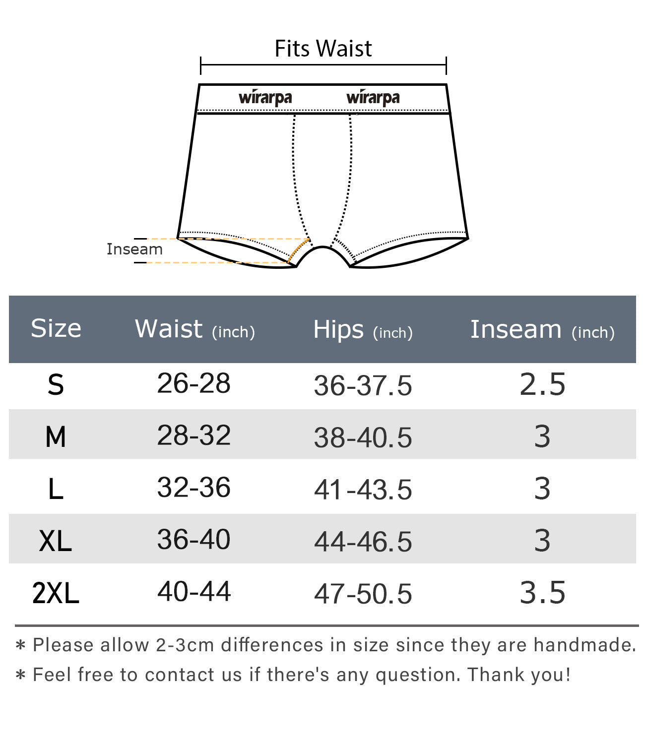 Wirarpa Women's Cotton Boxer Briefs Underwear Anti Chafe Boy Shorts 3" Inseam 4 Pack - Wirarpa Apparel, Inc.