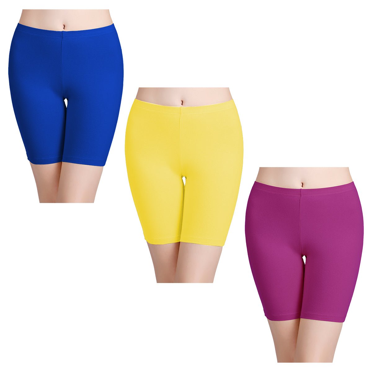 Buy wirarpa Ladies Safety Boxer Shorts Cotton Anti Chafing Long Leg  Knickers Underwear Women's Boy Shorts Leggings for Under Dresses Multipack  Online at desertcartINDIA