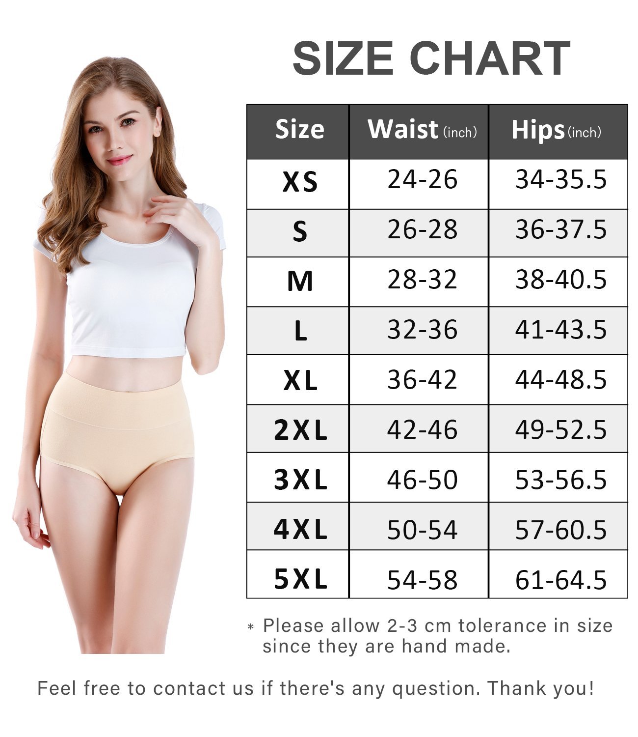  Warm Sun Womens Bamboo Viscose Fiber Multi Pack Plus Size  Stretchy Soft Breathable High Middle Waist Panties Size S-3XL