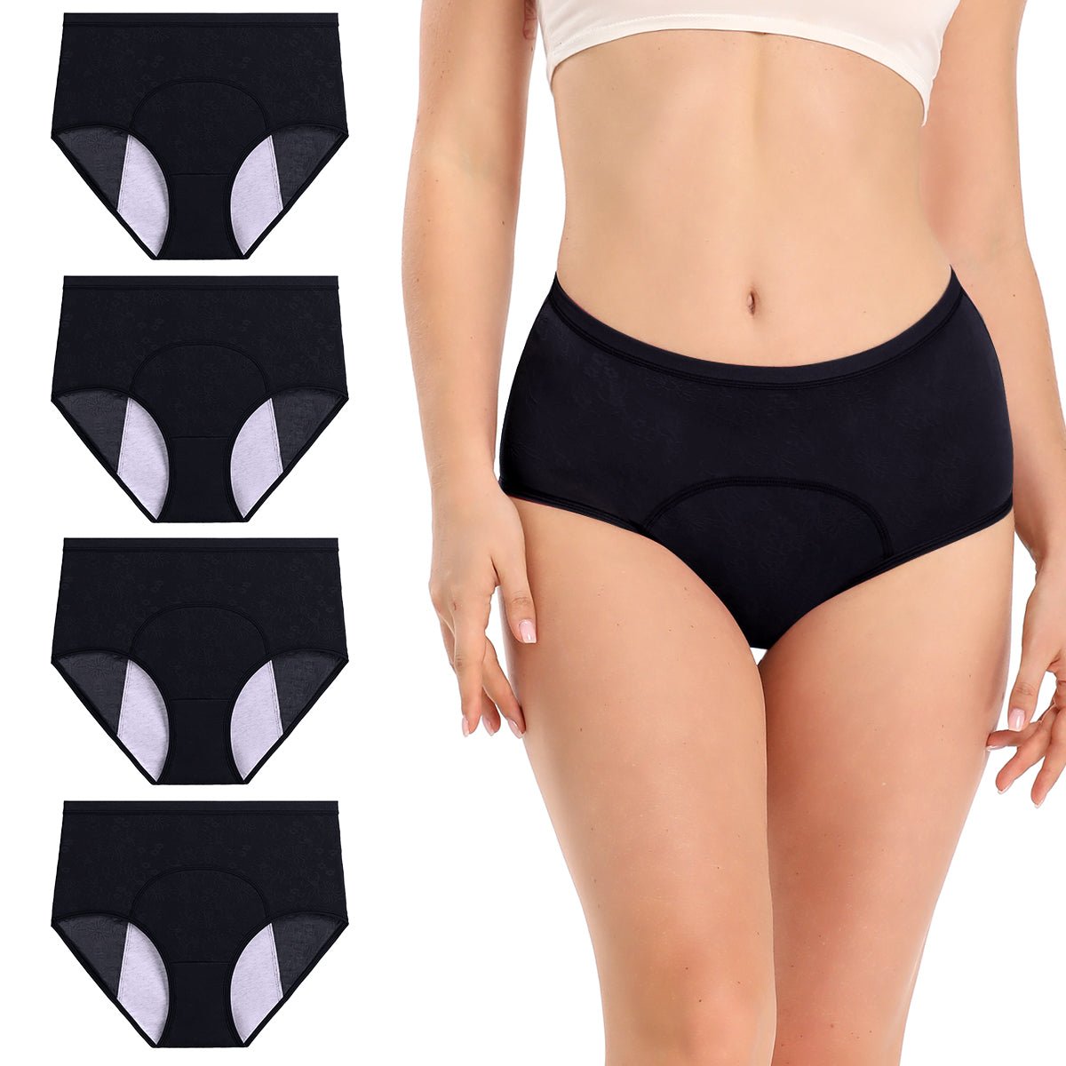 wirarpa Women's Period Panties Girls Leakproof Underwear Postpartum Br – Wirarpa  Apparel, Inc.