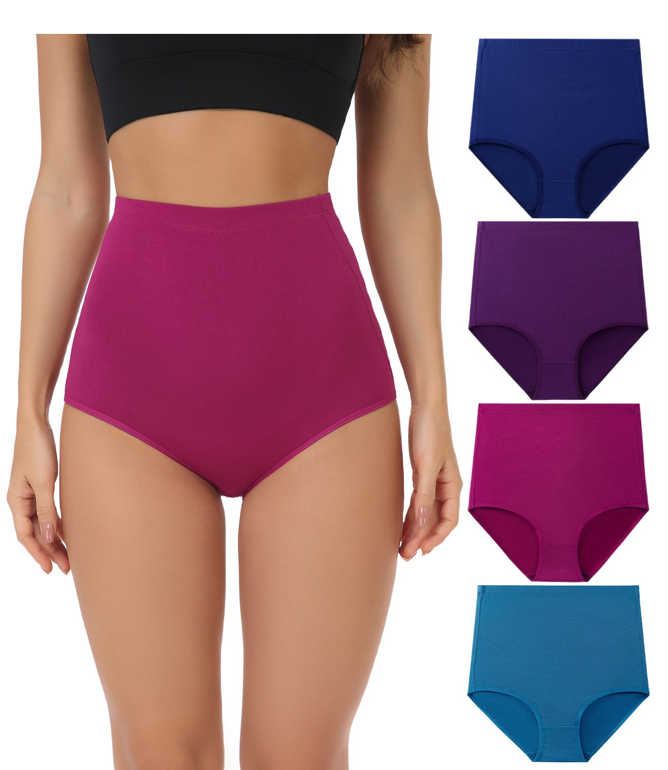 Buy wirarpaLadies Knickers Cotton Full Briefs High Waisted Underwear Panties  for Women Multipack Online at desertcartINDIA